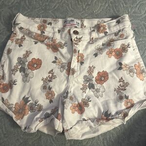 Abercrombie kids cute floral shorts 15/16